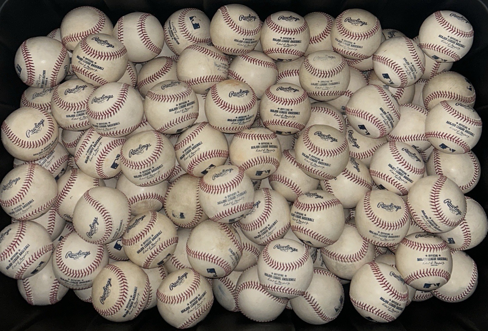 BaseballBazaar.com | (250) Rawlings MLB Baseballs - Great Condition BaseballBazaar.com | (250) Rawlings MLB Baseballs - Great Condition