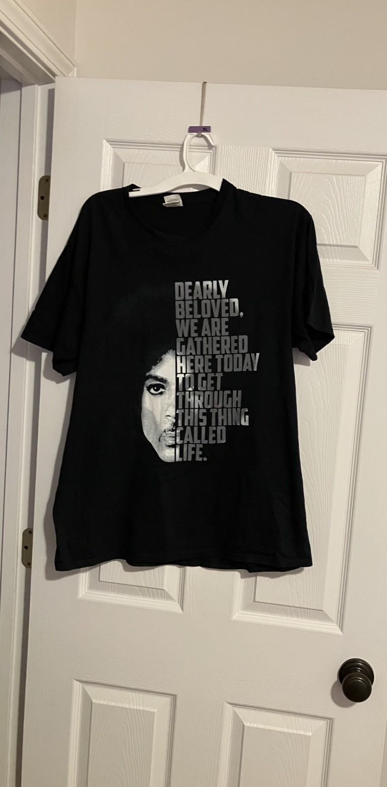 Vintage Prince Dearly Beloved Shirt Mens L Black Grey Y2K Band Tee Vintage Prince Dearly Beloved Shirt Mens L Black Grey Y2K Band Tee