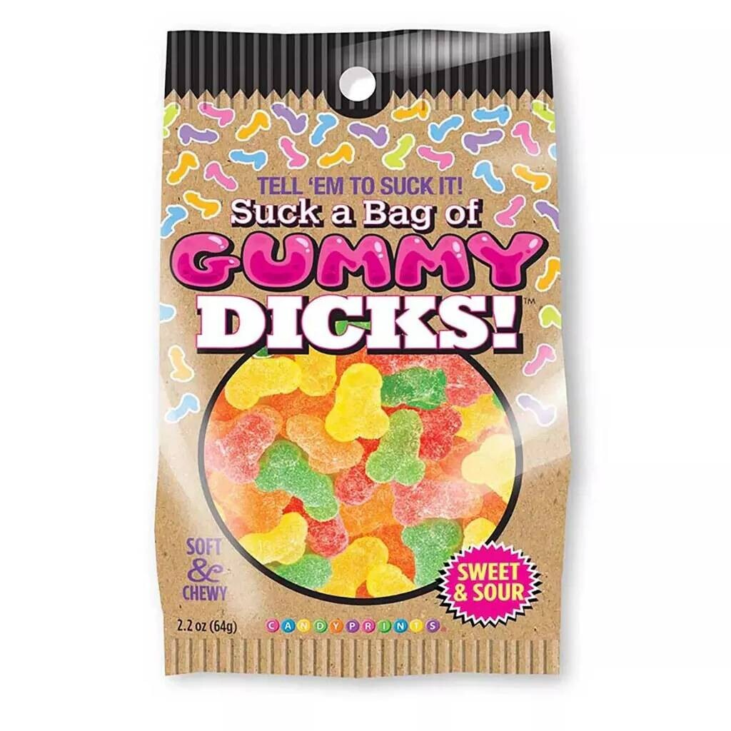 Suck a Bag of Gummy Dicks 4oz Bag Suck a Bag of Gummy Dicks 4oz Bag