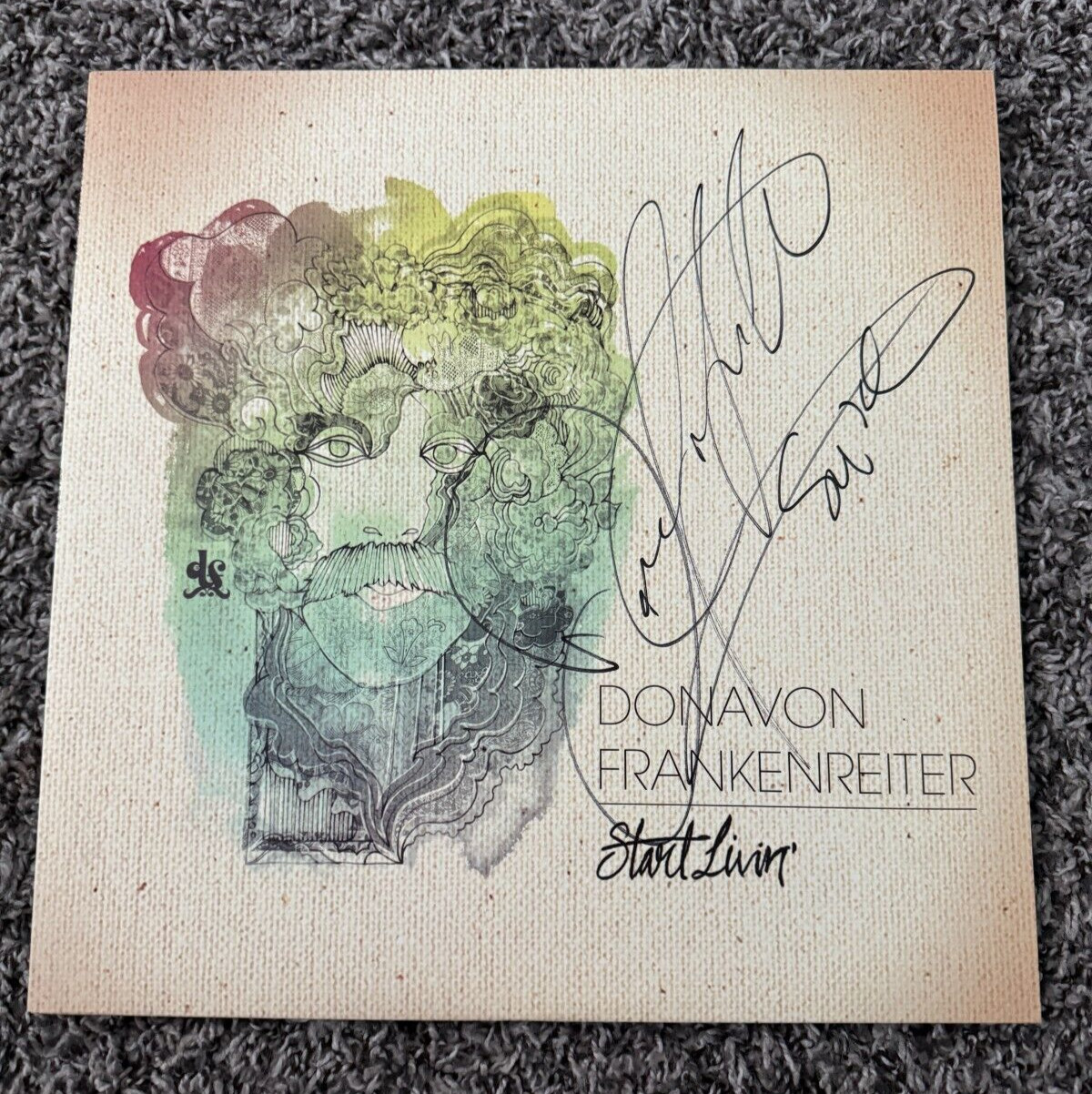 RARE Donavon Frankenreiter - Start Livin\' - SIGNED - Orange Vinyl - Limited Ed. RARE Donavon Frankenreiter - Start Livin\' - SIGNED - Orange Vinyl - Limited Ed.