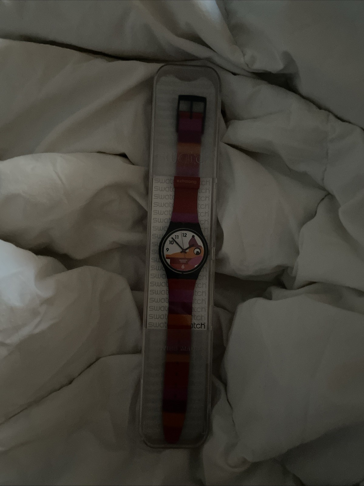 Swatch Extra-long GB228 Daschund Vintage Watch New Battery 2005 Swatch Extra-long GB228 Daschund Vintage Watch New Battery 2005