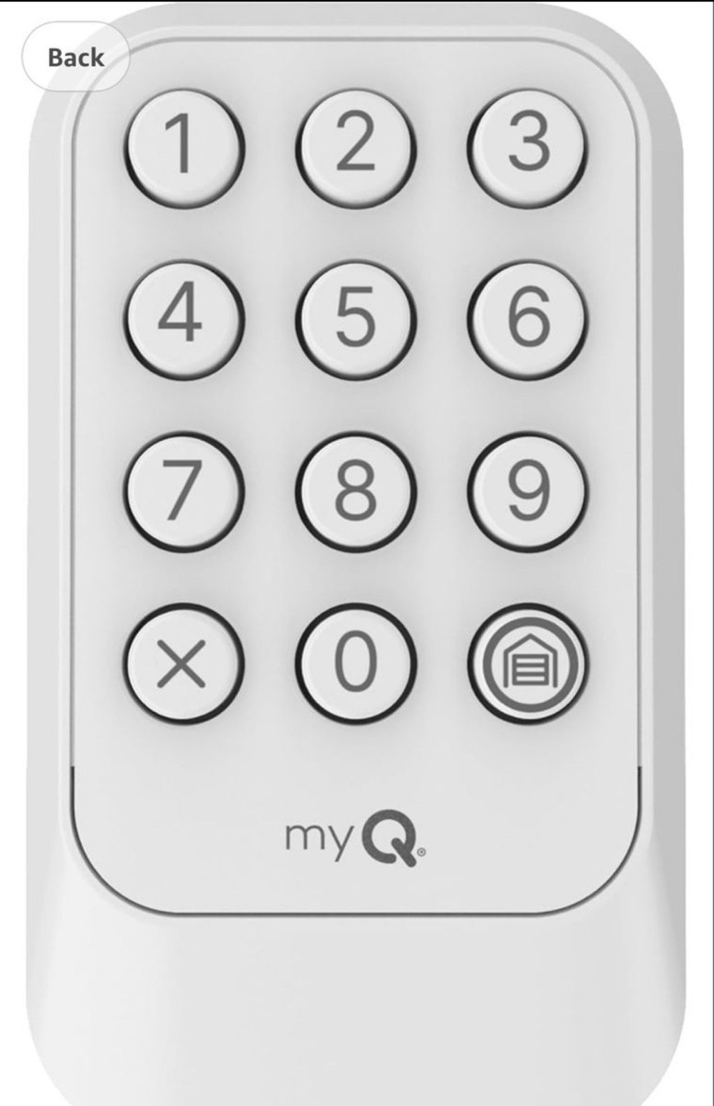 Chamberlain Genuine myQ Garage Keypad,Weather Resistant&Ultra Secure Chamberlain Genuine myQ Garage Keypad,Weather Resistant&Ultra Secure