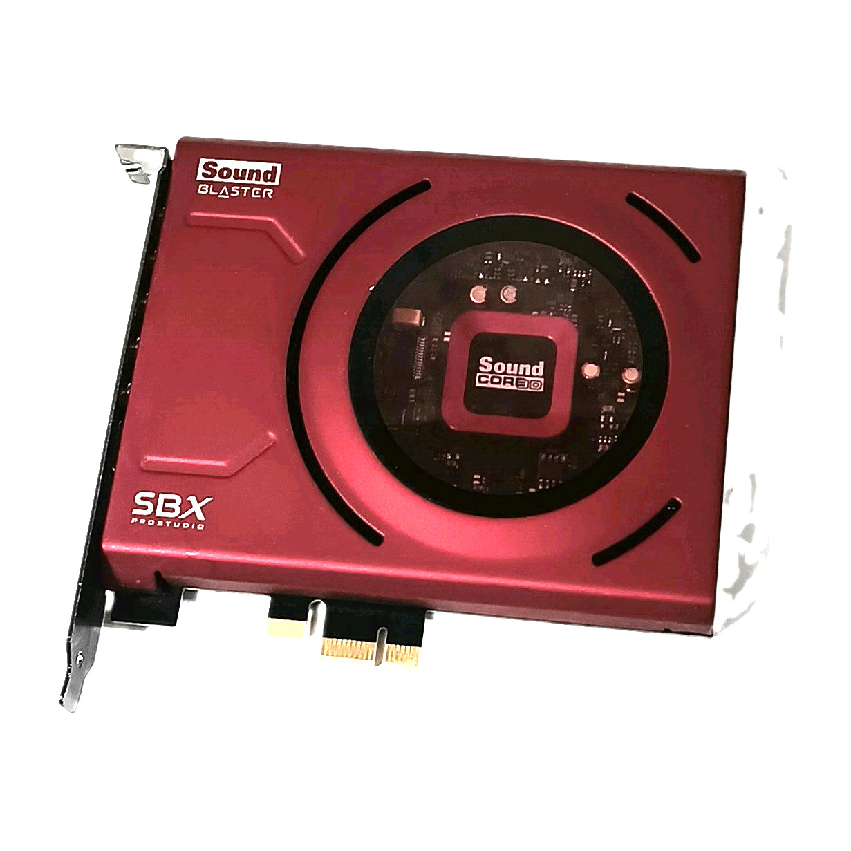 Creative Labs Sound Blaster SB1500 SBX Pro Studio Sound Card Untested Red Case