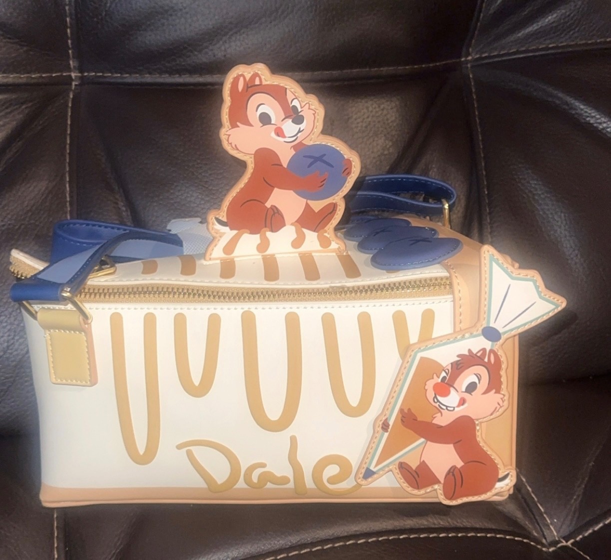 Loungefly Disney EPCOT Food & Wine Festival 2026 Chip Dale Cake Crossbody Bag Loungefly Disney EPCOT Food & Wine Festival 2026 Chip Dale Cake Crossbody Bag