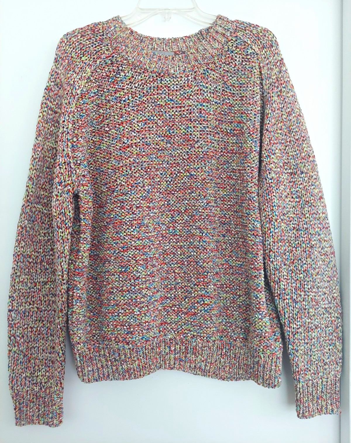 COS Women’s S Multicolor Chunky-Knit Crew Neck Long Sleeve Pullover Sweater COS Women’s S Multicolor Chunky-Knit Crew Neck Long Sleeve Pullover Sweater