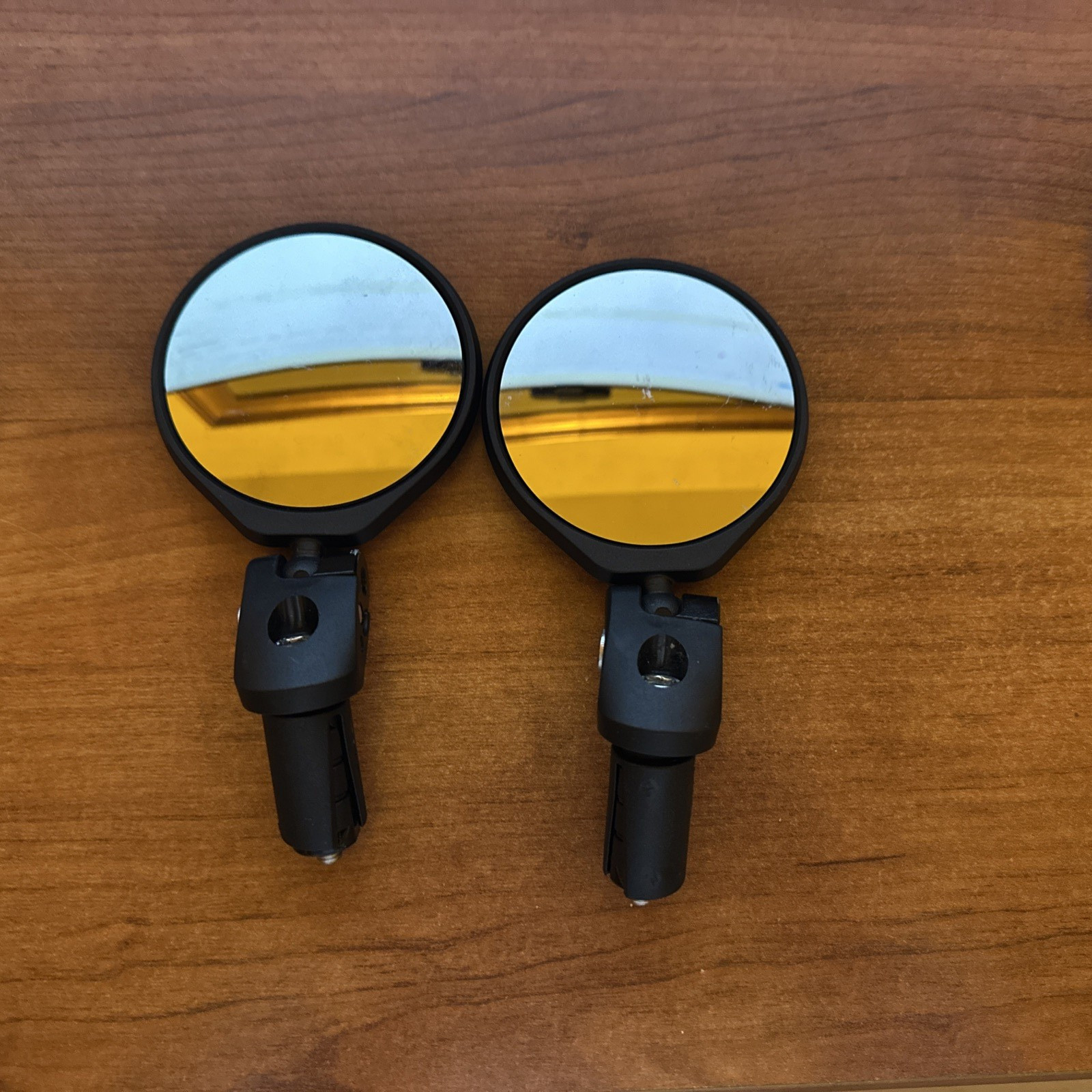 Pair of Portland Design Works Watch Your Back Bar End Mirrors