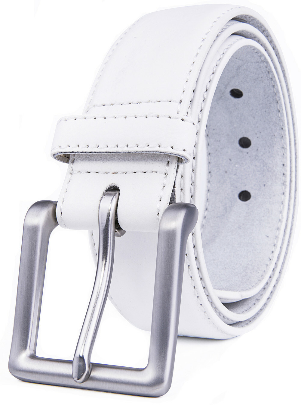 Men's Casual Leather Belt for Jeans Khakis Dress Handmade Leather Strap 