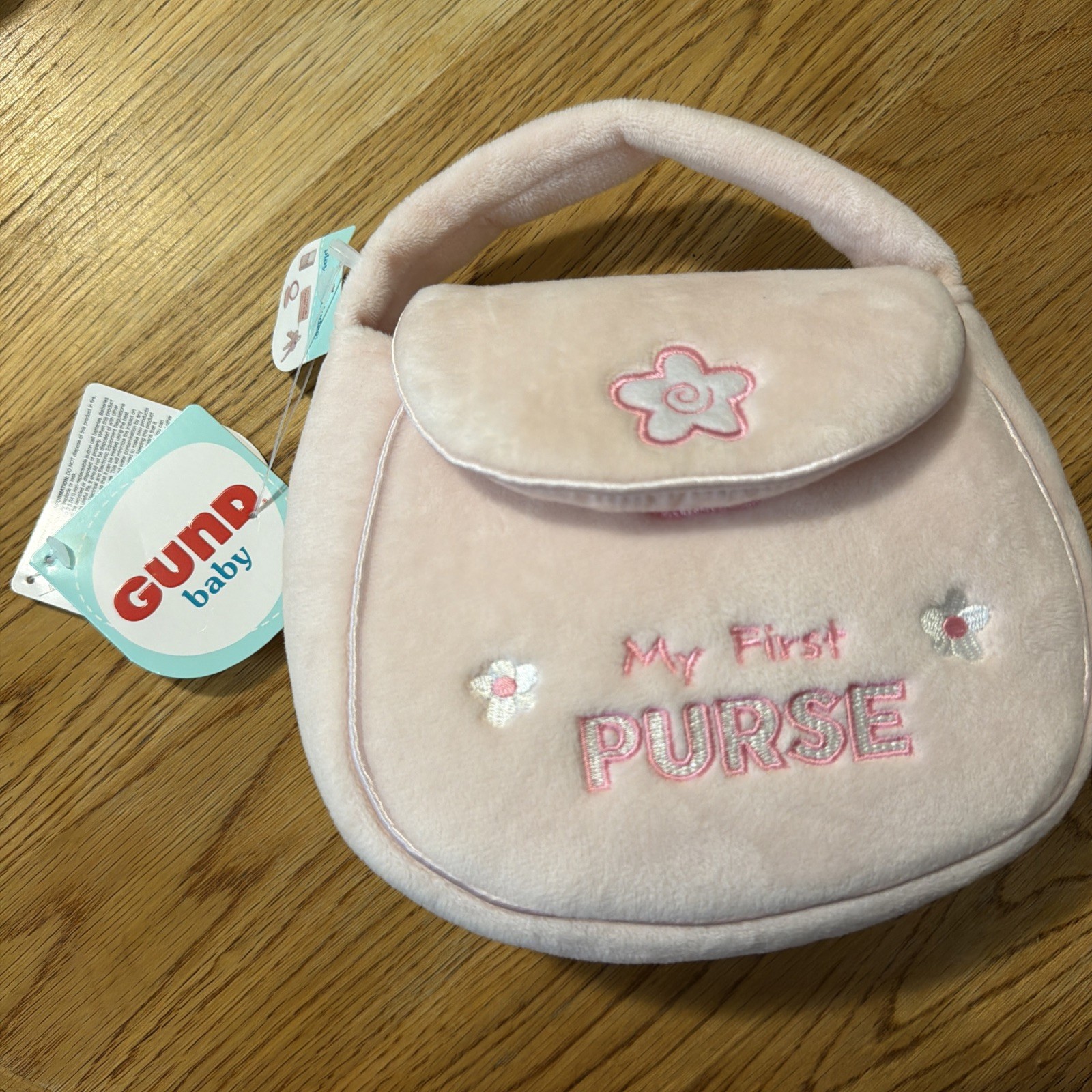 Gund Baby My First Purse Pink Playset with 4 Sensory Toys NEW w TAGS Gund Baby My First Purse Pink Playset with 4 Sensory Toys NEW w TAGS