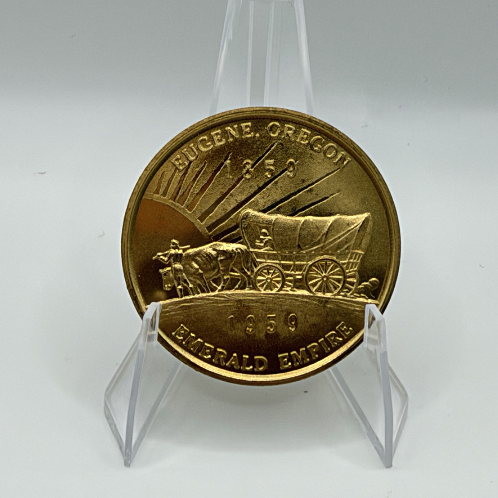 1959 EUGENE OREGON 100TH ANNIVERSARY SO-CALLED DOLLAR GOLDINE 1959 EUGENE OREGON 100TH ANNIVERSARY SO-CALLED DOLLAR GOLDINE