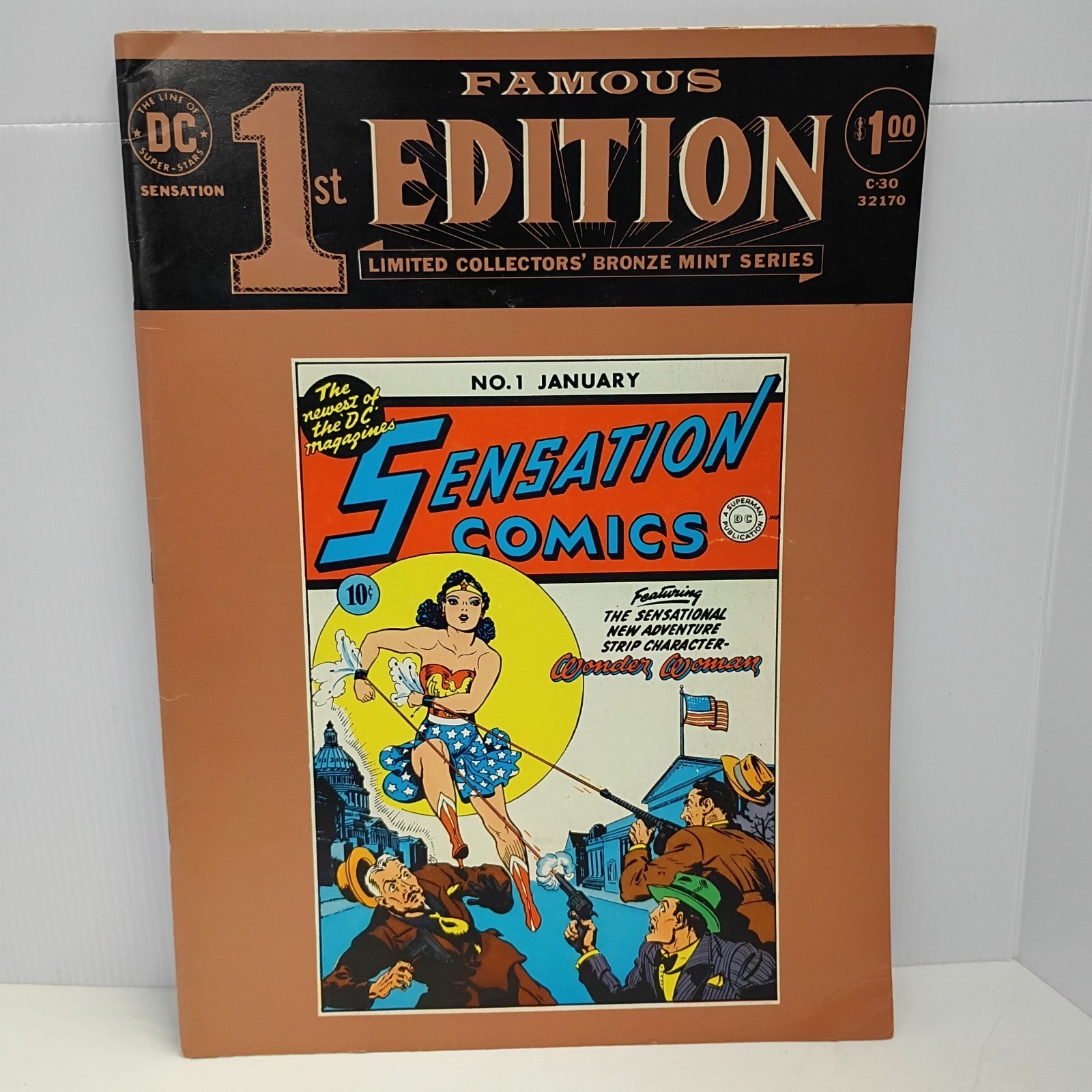 Famous 1st Edition Limited Collectors\' Bronze Mint, C-30 Sensational Comics 1974