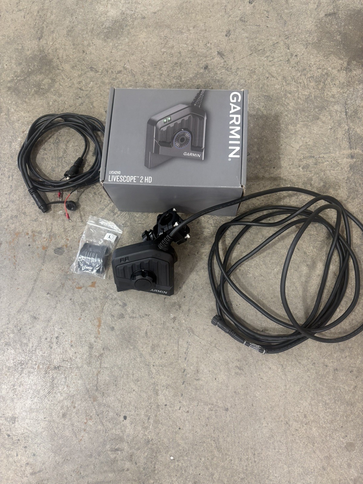 Pre-owned Garmin LVS42HD Livescope 2HD transducer