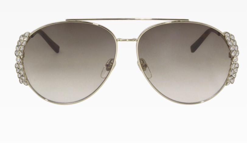MCM Women\'s Sunglasses Crystal Design MCM125S 717 Brown Taupe