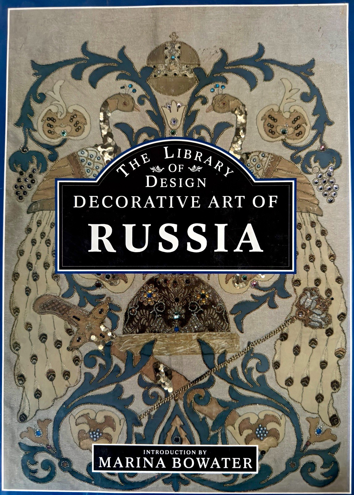 HC Illus Decorative Art of Russia DJ by Marina Bowater 1990 w/ 100 Plates 9.5x13