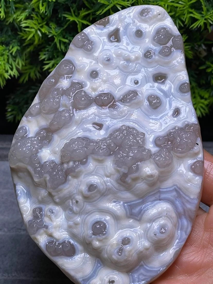 Rare China Inner Mongolia Gobi Eye Agate Stone Specimen 100% Natural Designer