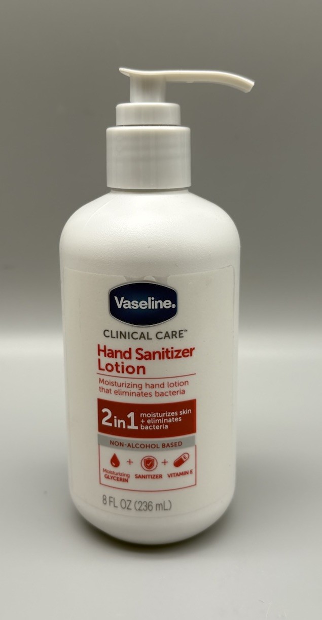 New Vaseline Clinical Care Hand Sanitizer Lotion With Pump 8 Fl Oz (236ml) New Vaseline Clinical Care Hand Sanitizer Lotion With Pump 8 Fl Oz (236ml)