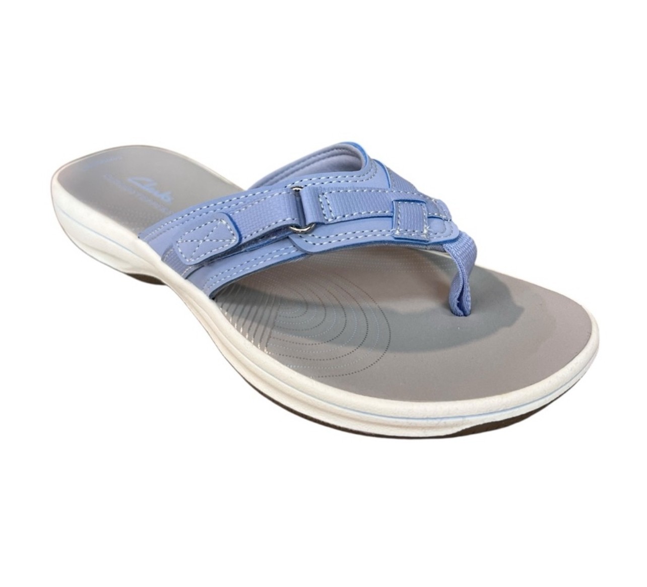 Clarks Cloudsteppers Womens Breeze Sea Flip Flops US Size 8 LAVENDER New in Box Clarks Cloudsteppers Womens Breeze Sea Flip Flops US Size 8 LAVENDER New in Box
