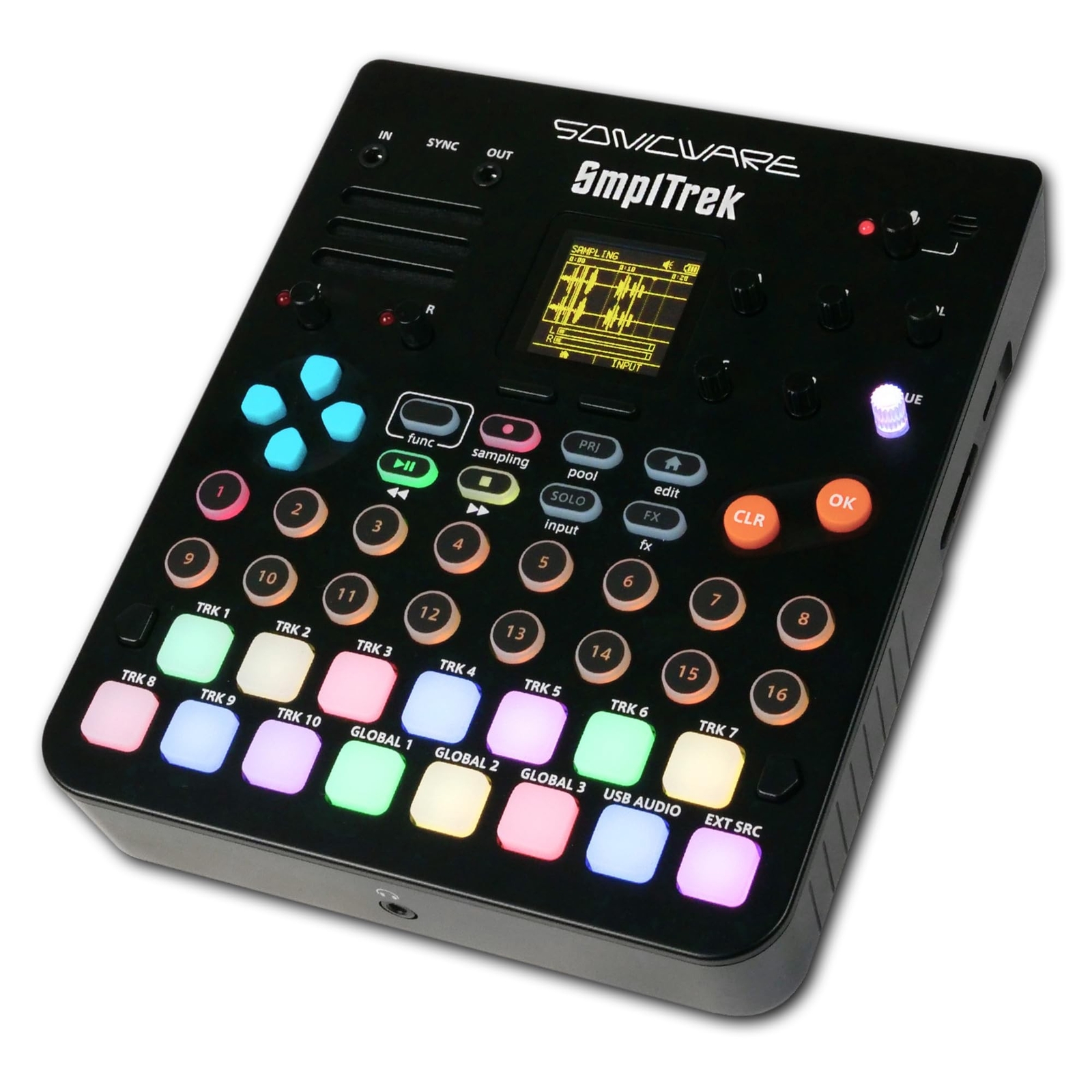 SmplTrek [Portable Production Sampler] Compact, lightweight and battery power...