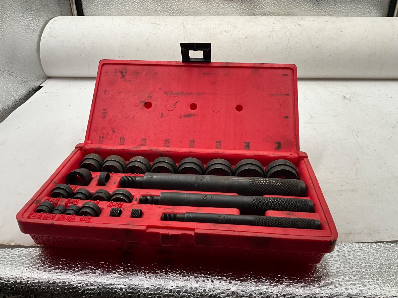 Snap On Tools Standard Bushing Driver Set A157C Hard Case PB20 Snap On Tools Standard Bushing Driver Set A157C Hard Case PB20