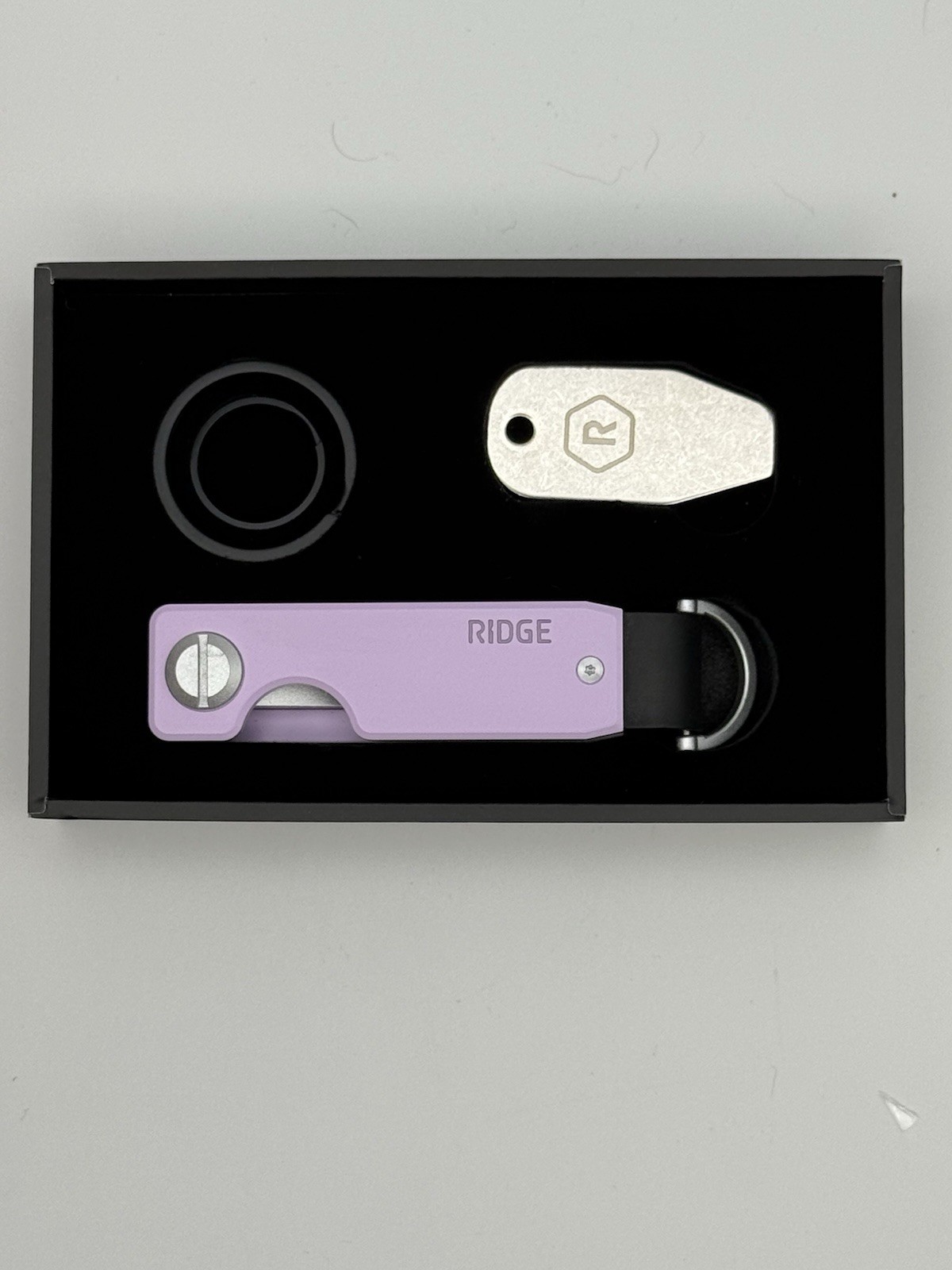 Ridge KeyCase Lavender Key Organizer EDC Key Holder New Open Box (673)