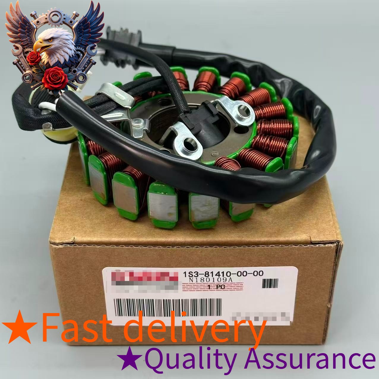 Stator Coil 1S3-81410-00-00 For Yamaha Raptor 700 YFM700 2006-2009/2016-2024