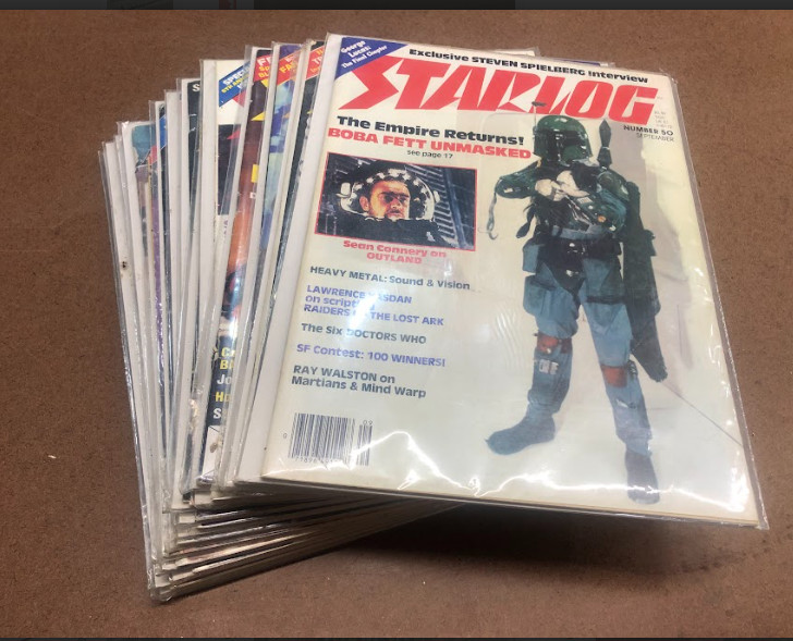 Starlog Magazine Collection of 115 ( Copies 50 thru 220 )