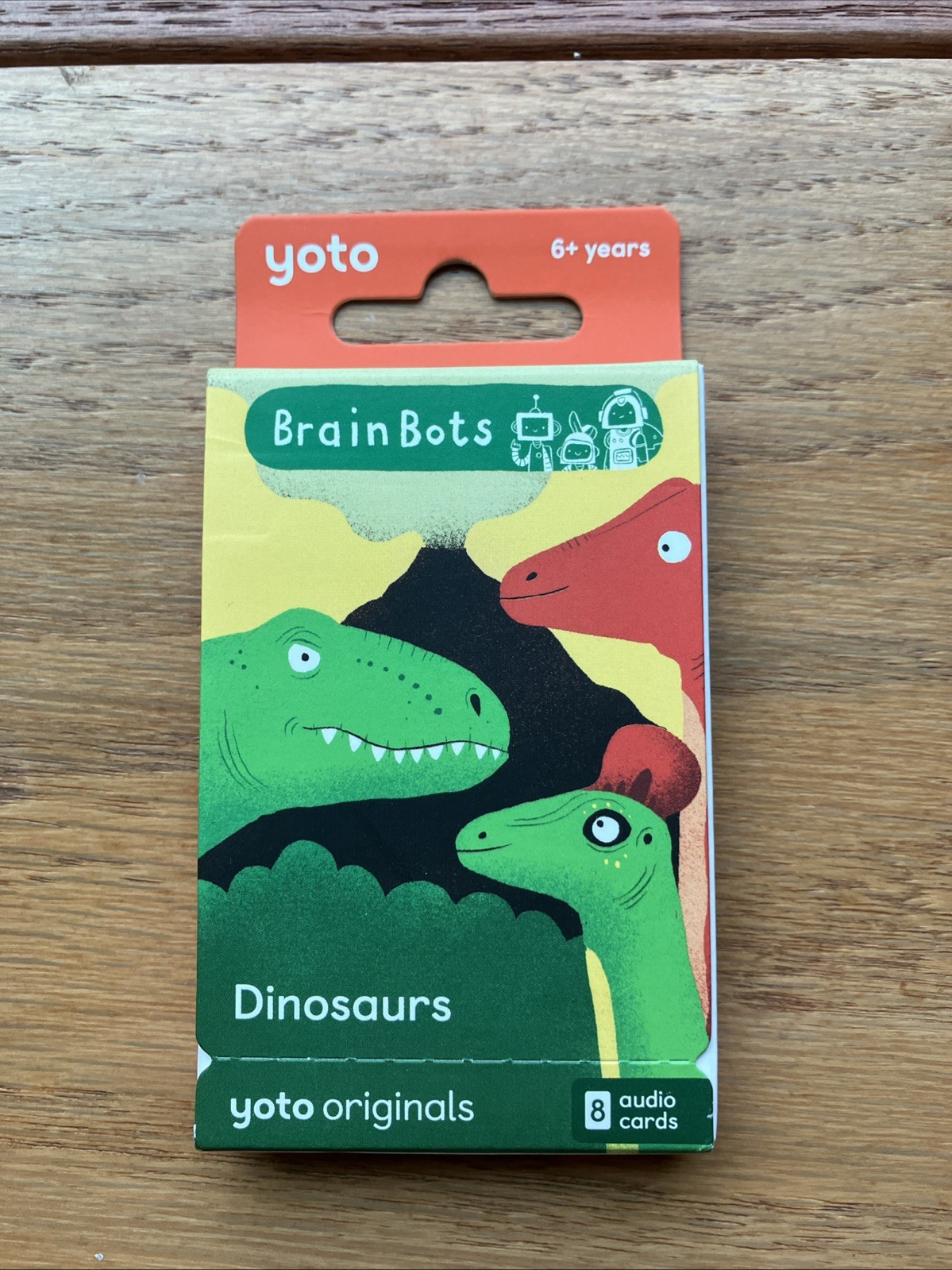 8pk Yoto BrainBots Dinosaurs Audio Card Collection Educational Ages 6-12 8pk Yoto BrainBots Dinosaurs Audio Card Collection Educational Ages 6-12