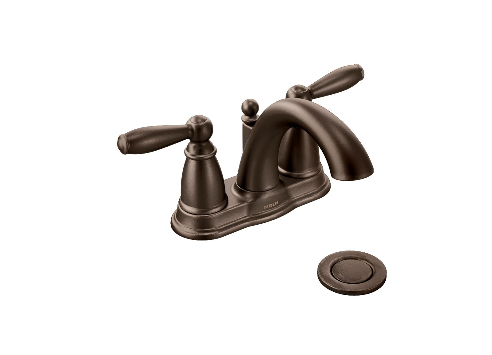 Moen Brantford Oil Rub Bronze Two-Handle High Bathroom Faucet 6610ORB MSRP $326