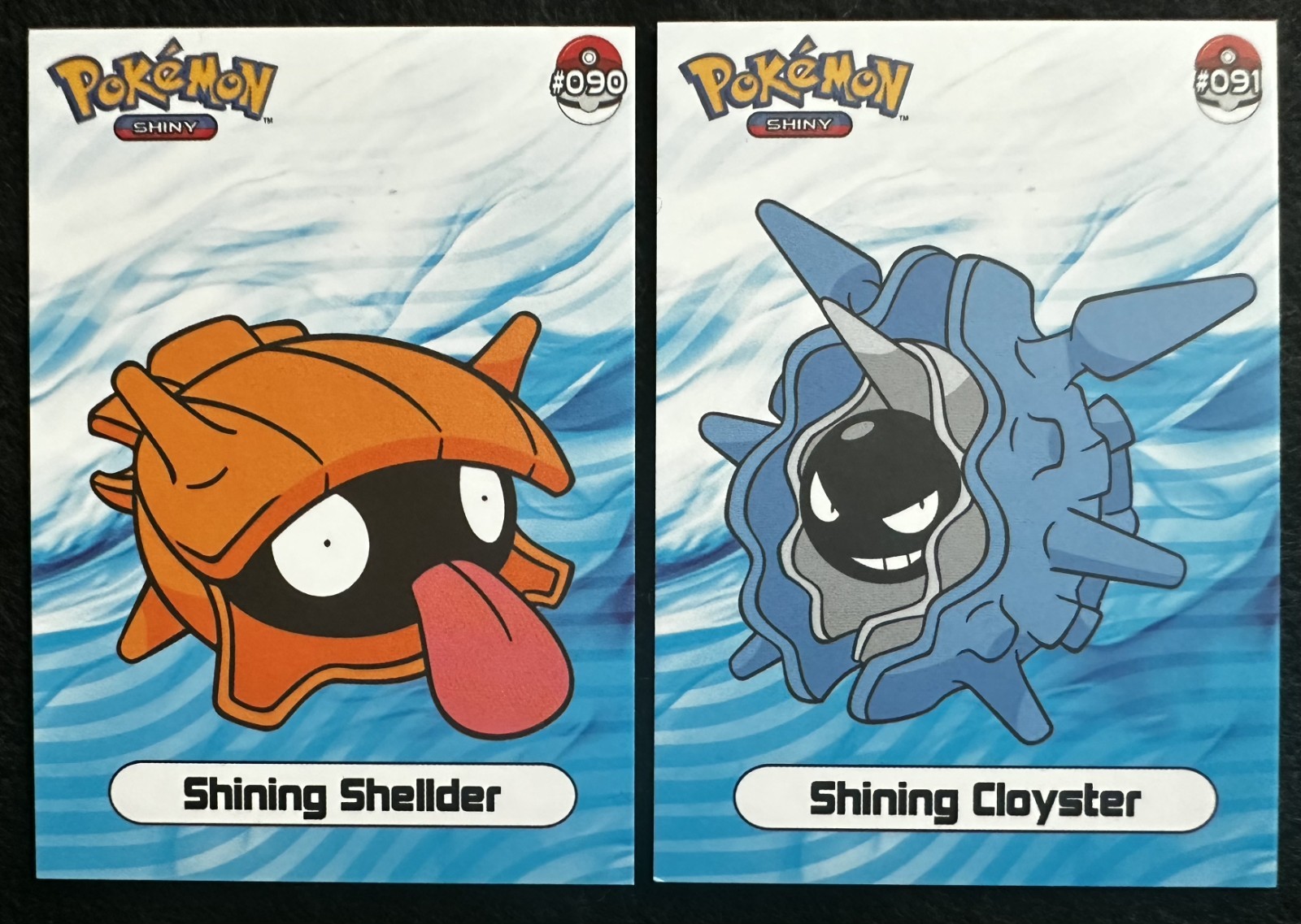 SHELLDER X CLOYSTER EVOLUTION LOT - POKEMON SHINY INFINITY CCG SHELLDER X CLOYSTER EVOLUTION LOT - POKEMON SHINY INFINITY CCG