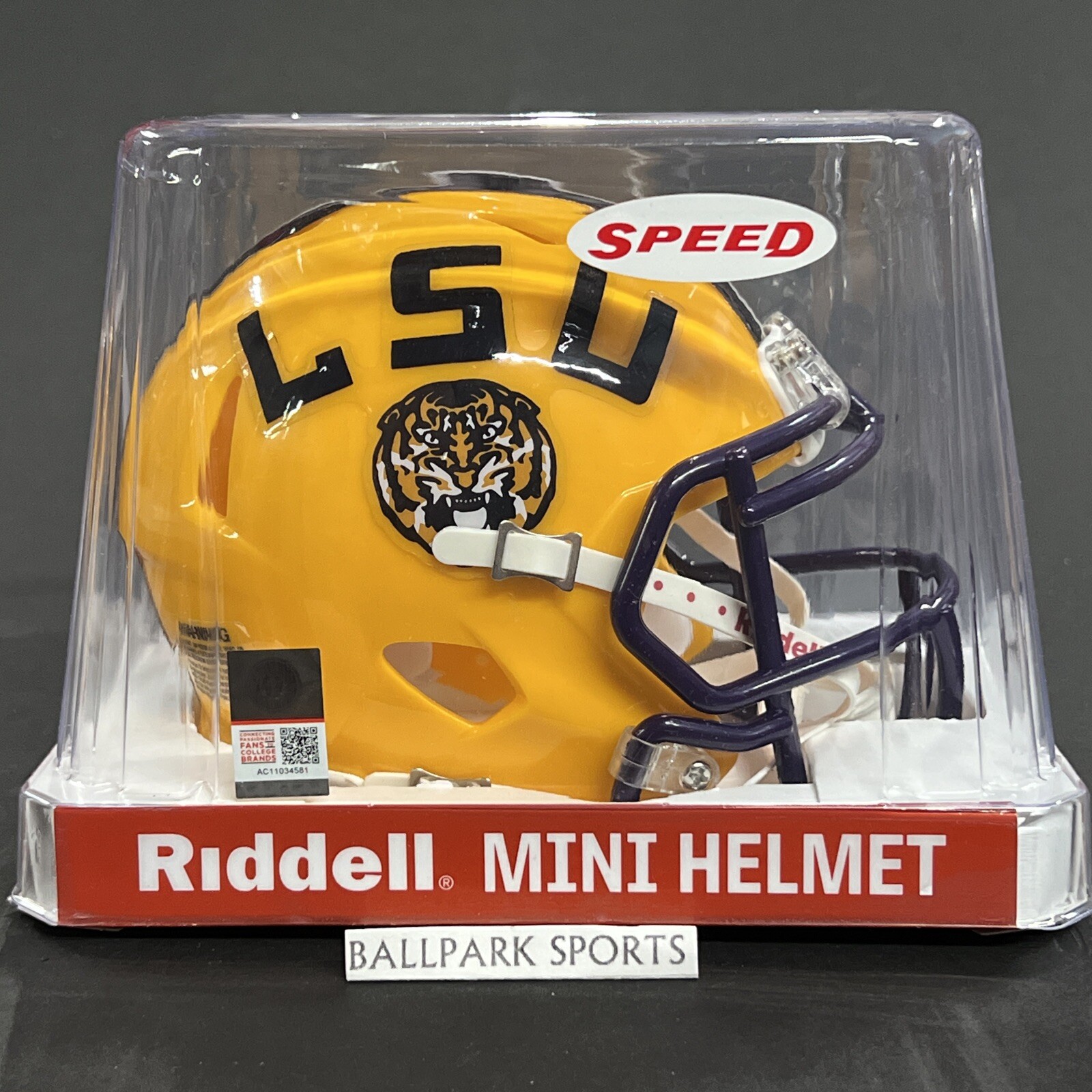 LSU Tigers Speed Mini Helmet Riddell NCAA Licensed Brand New