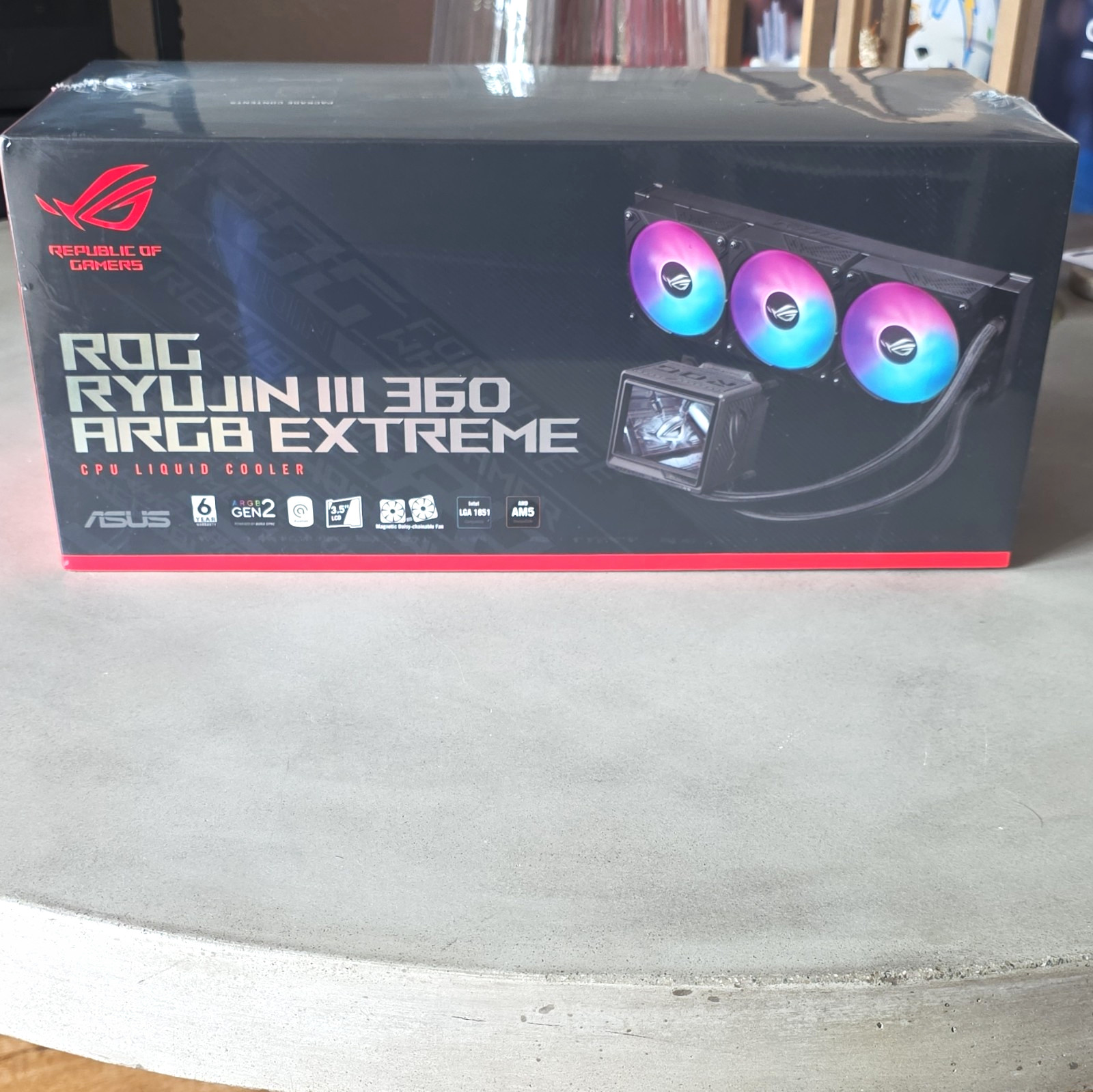 ASUS ROG Ryujin III 360 ARGB Extreme Black AIO BRAND NEW NEVER OPENED ASUS ROG Ryujin III 360 ARGB Extreme Black AIO BRAND NEW NEVER OPENED