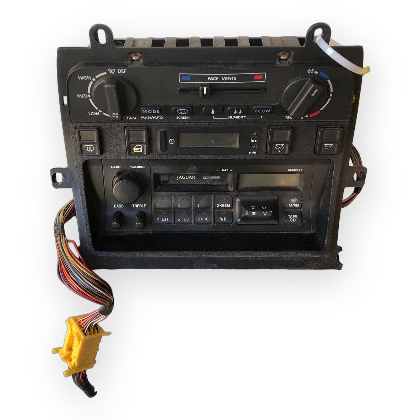 1988 - 1992 JAGUAR XJ6 Climate Control with Radio Receiver Cassette Player OEM
