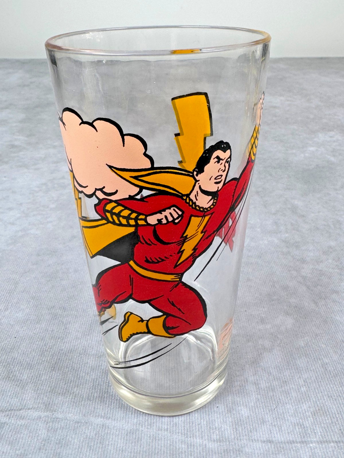 Vintage 1978 Shazam DC Comics Pepsi Collector Series Drinking Glass Tumbler 16oz Vintage 1978 Shazam DC Comics Pepsi Collector Series Drinking Glass Tumbler 16oz