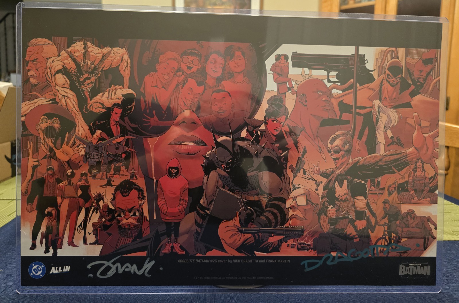 8.5 x 17 NYCC 2026 exclusive Absolute Batman #25 print signed DRAGOTTA & MARTIN 8.5 x 17 NYCC 2026 exclusive Absolute Batman #25 print signed DRAGOTTA & MARTIN