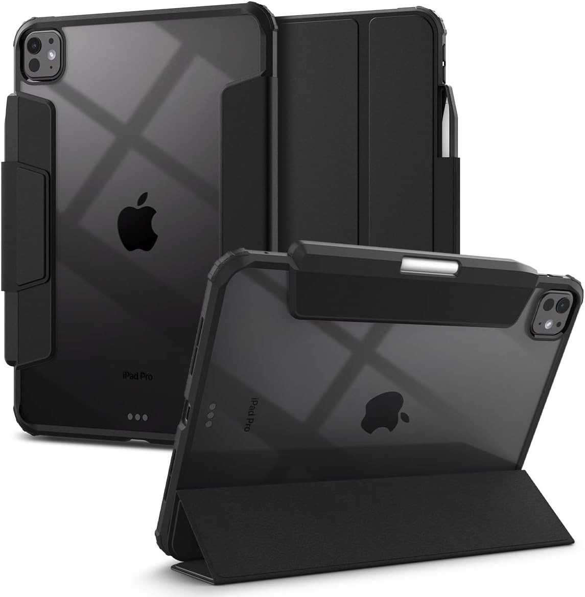 Case for iPad Pro 11 inch M5/M4 (2025-2024), Ultra Hybrid Pro, Tri-fold Kickstan
