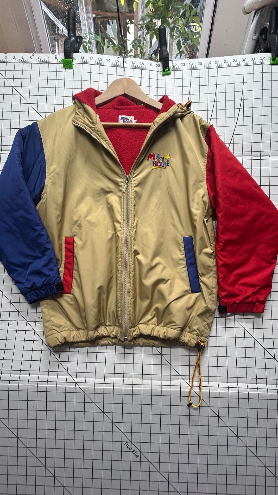 VTG 90s Miki House Collection Adult Size S Colorblock Jacket Hooded EUC VTG 90s Miki House Collection Adult Size S Colorblock Jacket Hooded EUC