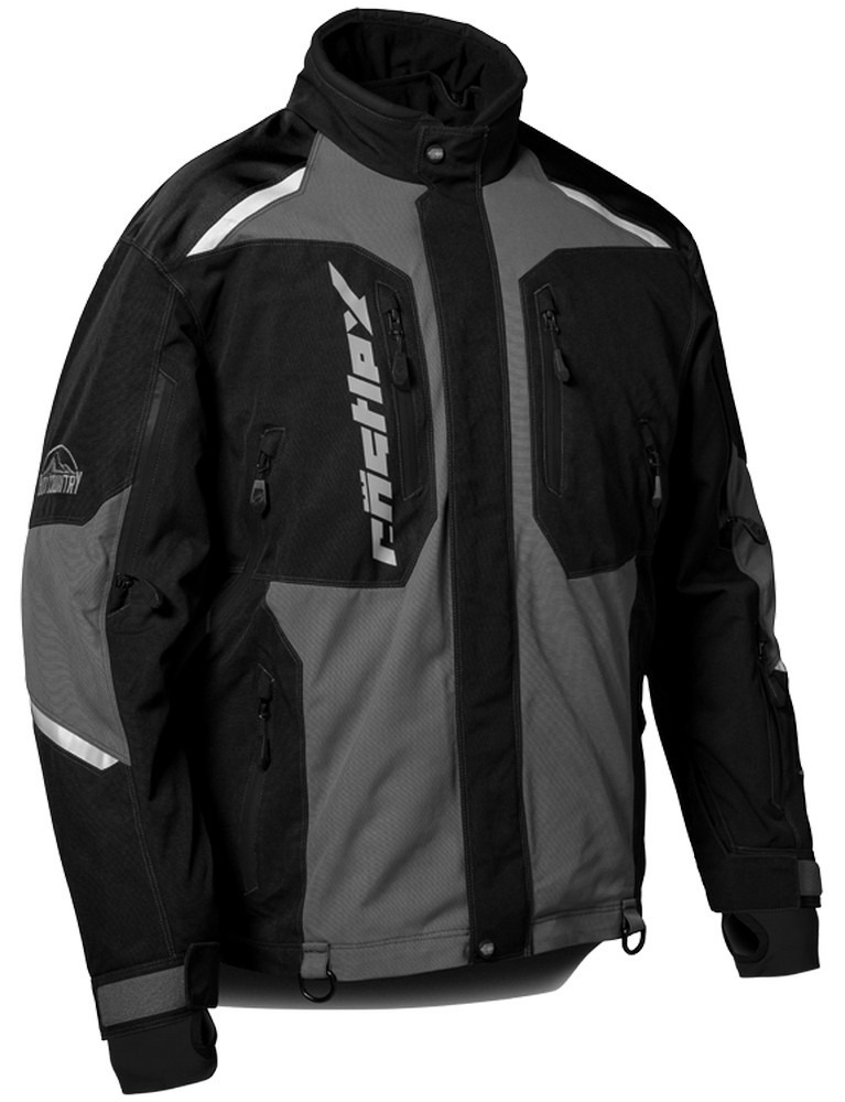 Castle X Thrust G3 Mens Snow Jacket Charcoal/Silver/Black