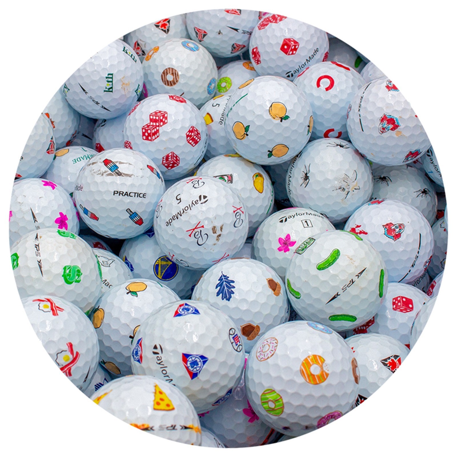 TaylorMade TP5/x Pix Mix Used Golf Balls, AAA Quality, 12 Count, VERY RARE