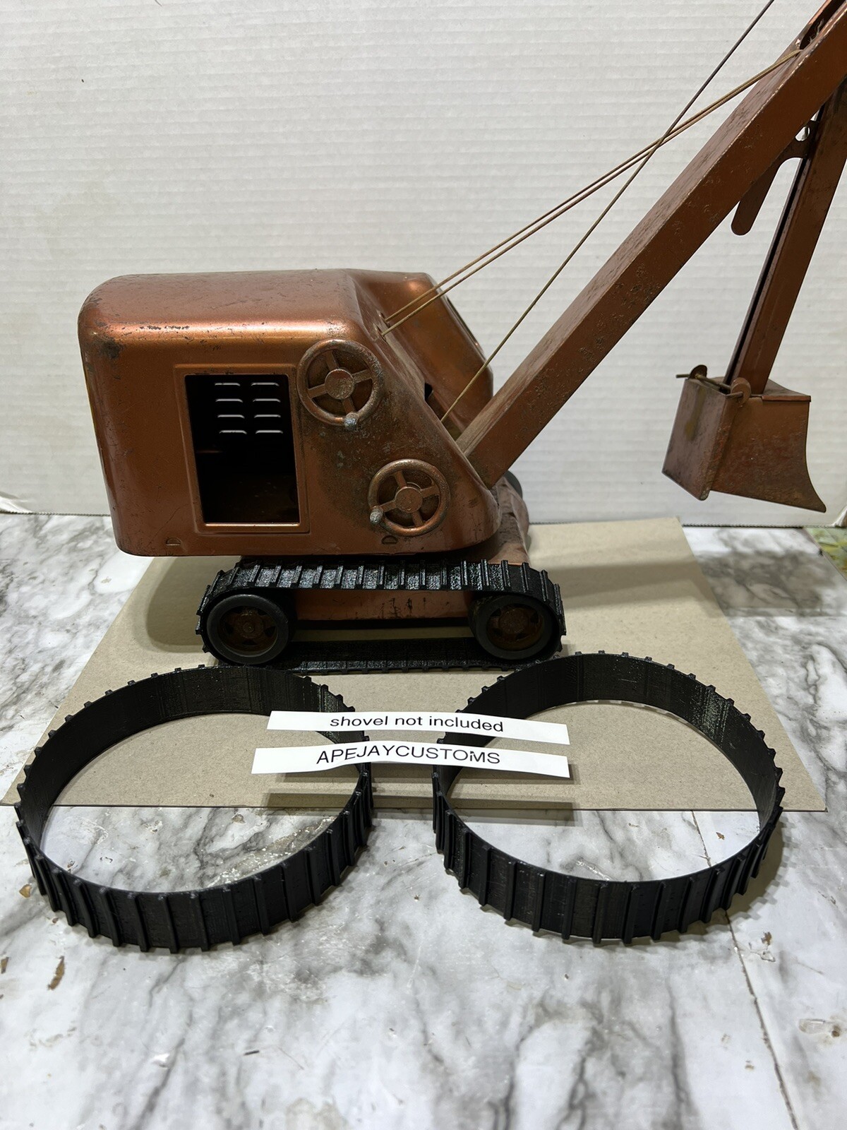 Vintage Structo Steam shovel , Drag line, Excavator (TRACKS ONLY) Vintage Structo Steam shovel , Drag line, Excavator (TRACKS ONLY)