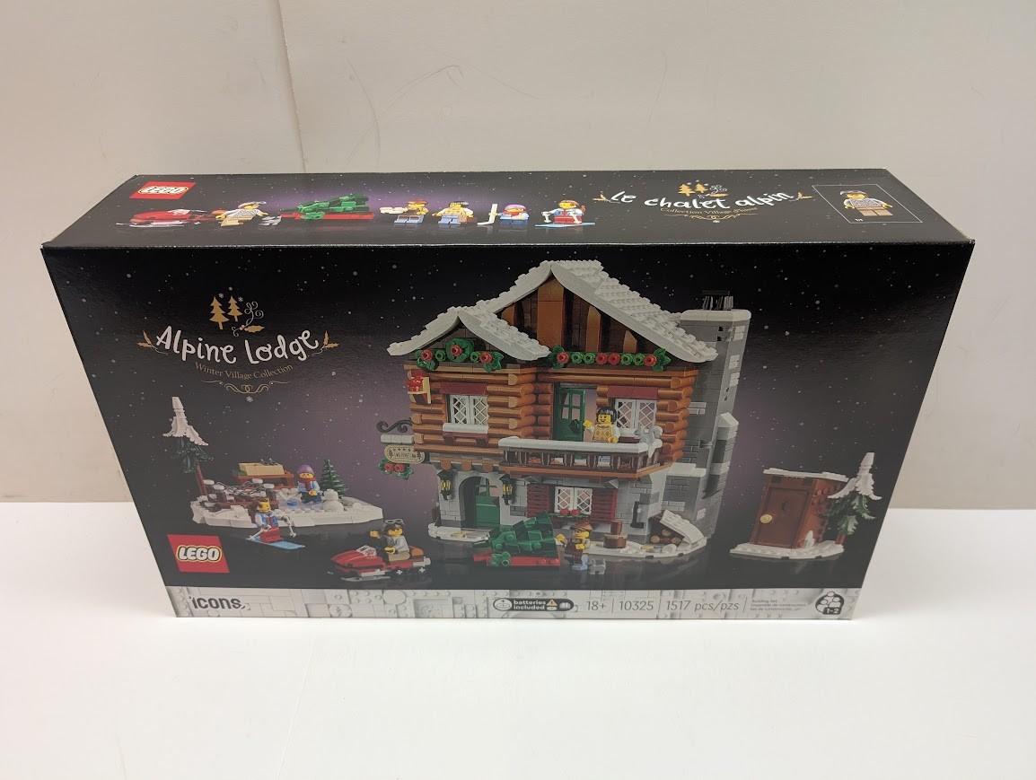 LEGO 10325 Icons: Alpine Lodge Holiday Christmas City New & Sealed w/ Shelf Wear LEGO 10325 Icons: Alpine Lodge Holiday Christmas City New & Sealed w/ Shelf Wear