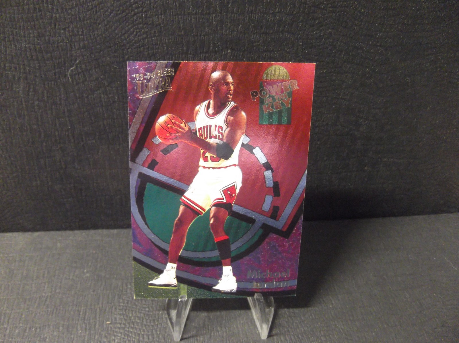 1993-94 Fleer Ultra Power In The Key #2 Michael Jordan Chicago Bulls HOF 1993-94 Fleer Ultra Power In The Key #2 Michael Jordan Chicago Bulls HOF