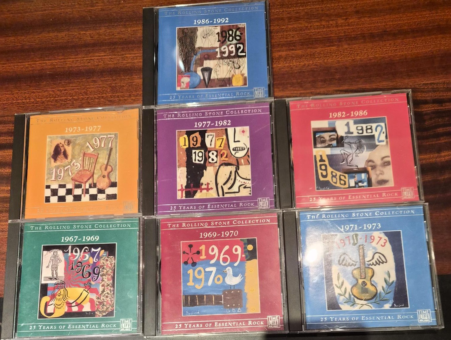 Time Life Rolling Stone Collection 25 Years Of Essential Rock  7 CD 1967 - 1992