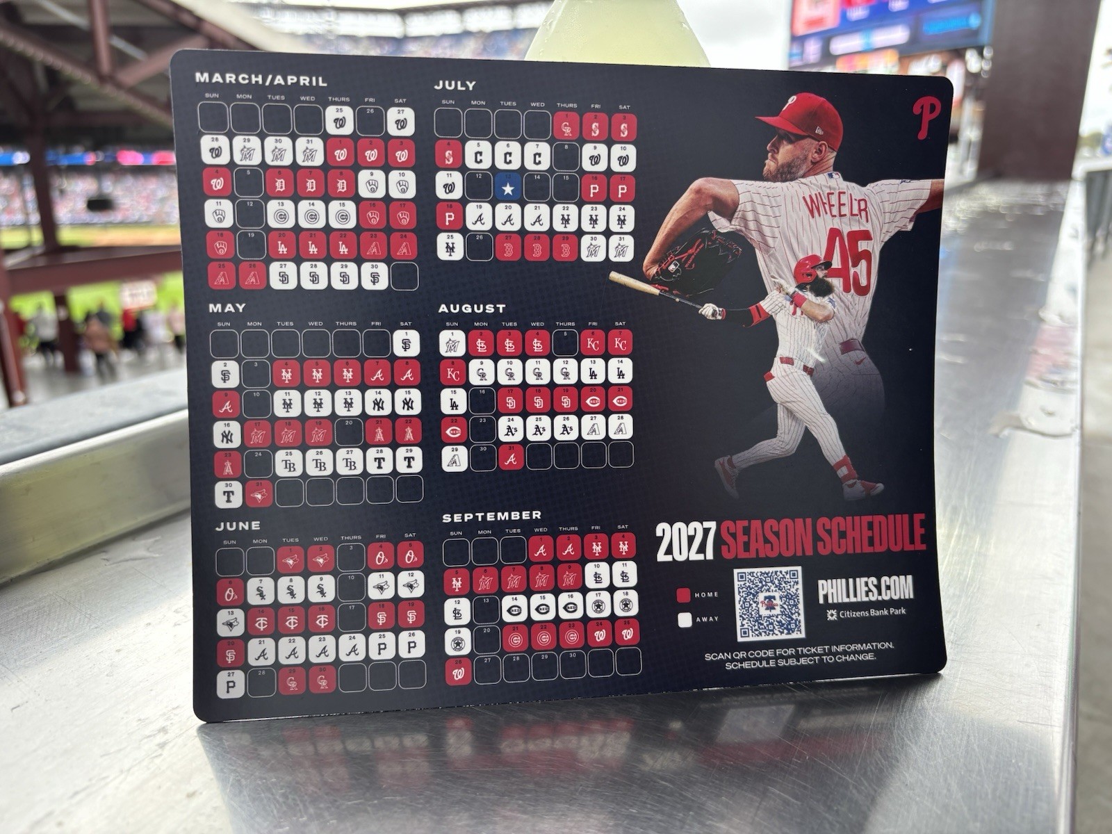 Philadelphia Phillies 2027 Baseball Season Schedule Magnet Magnetic SGA FREE S&H Philadelphia Phillies 2027 Baseball Season Schedule Magnet Magnetic SGA FREE S&H
