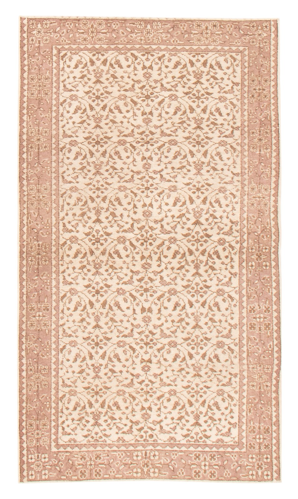 Traditional Vintage Hand-Knotted Area Rug 3'9