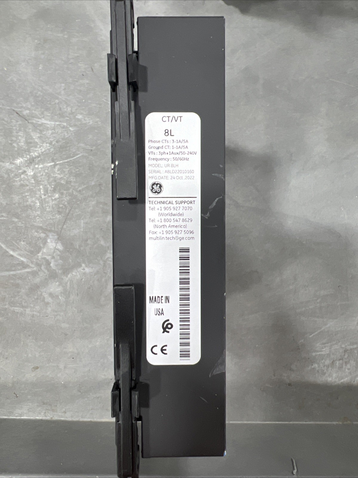 GE Multilin CT/VT 8L General Electric UR 8LH GE Multilin CT/VT 8L General Electric UR 8LH