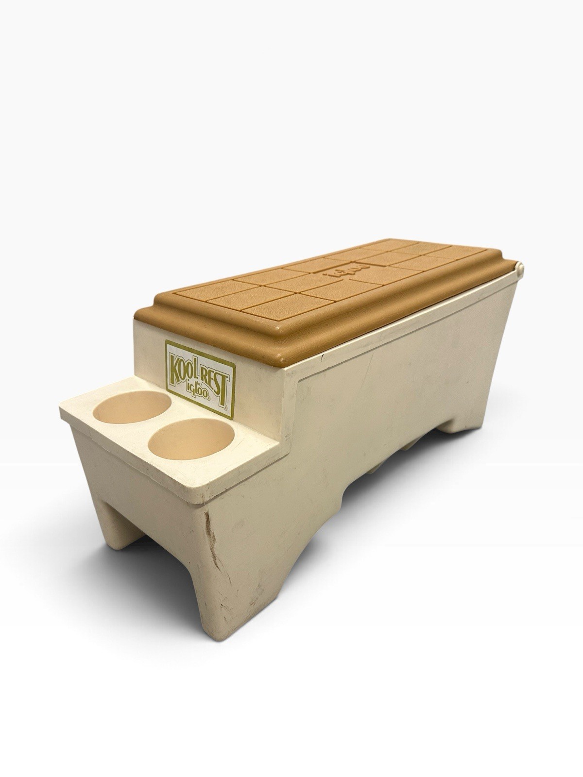 Vintage Igloo Little Kool Rest Auto Car Truck Console Cooler and Cup Holder Vintage Igloo Little Kool Rest Auto Car Truck Console Cooler and Cup Holder