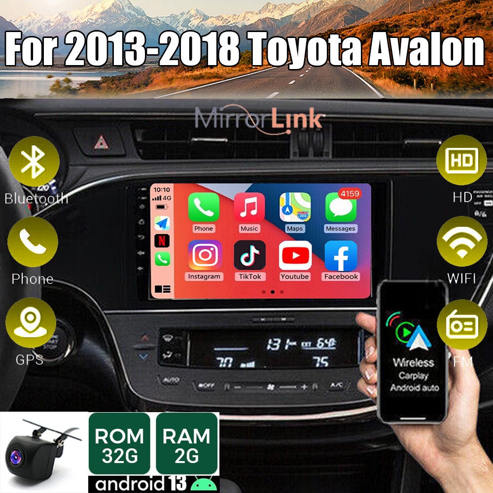 Apple Carplay Android 13 GPS Car Stereo Radio 9\
