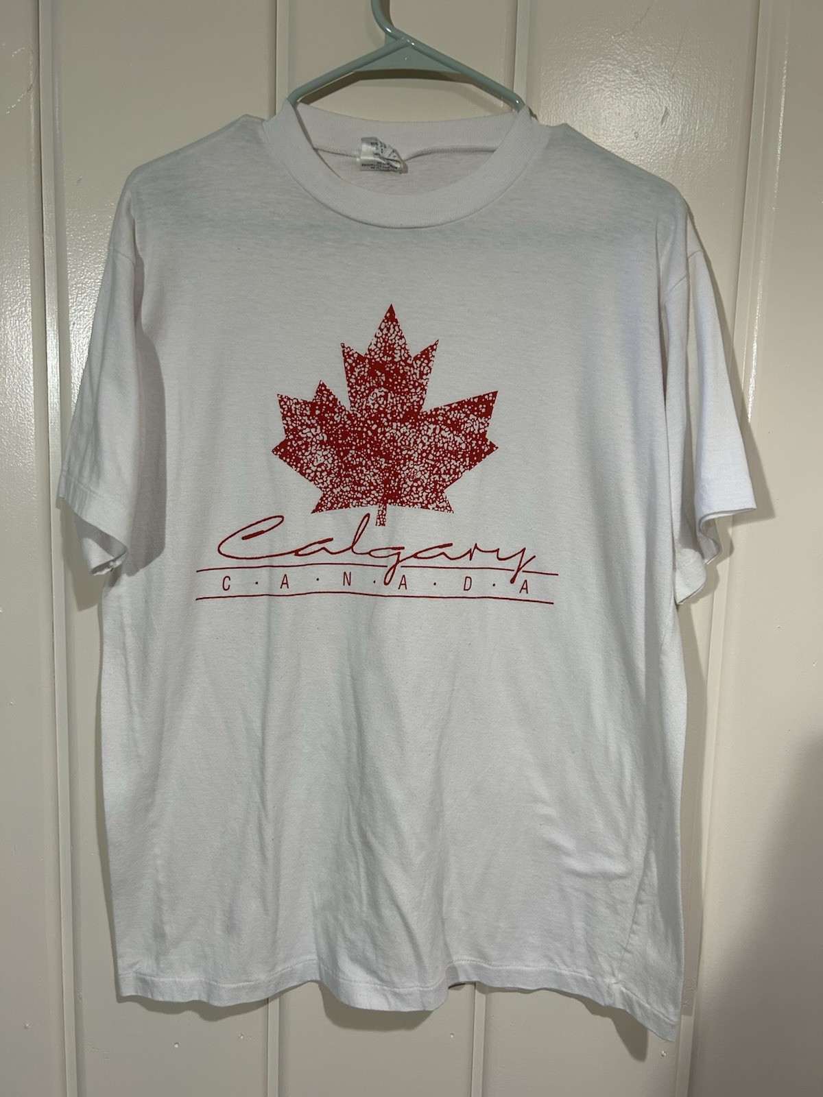 Vintage Single Stitch Calgary Canada T Shirt Large