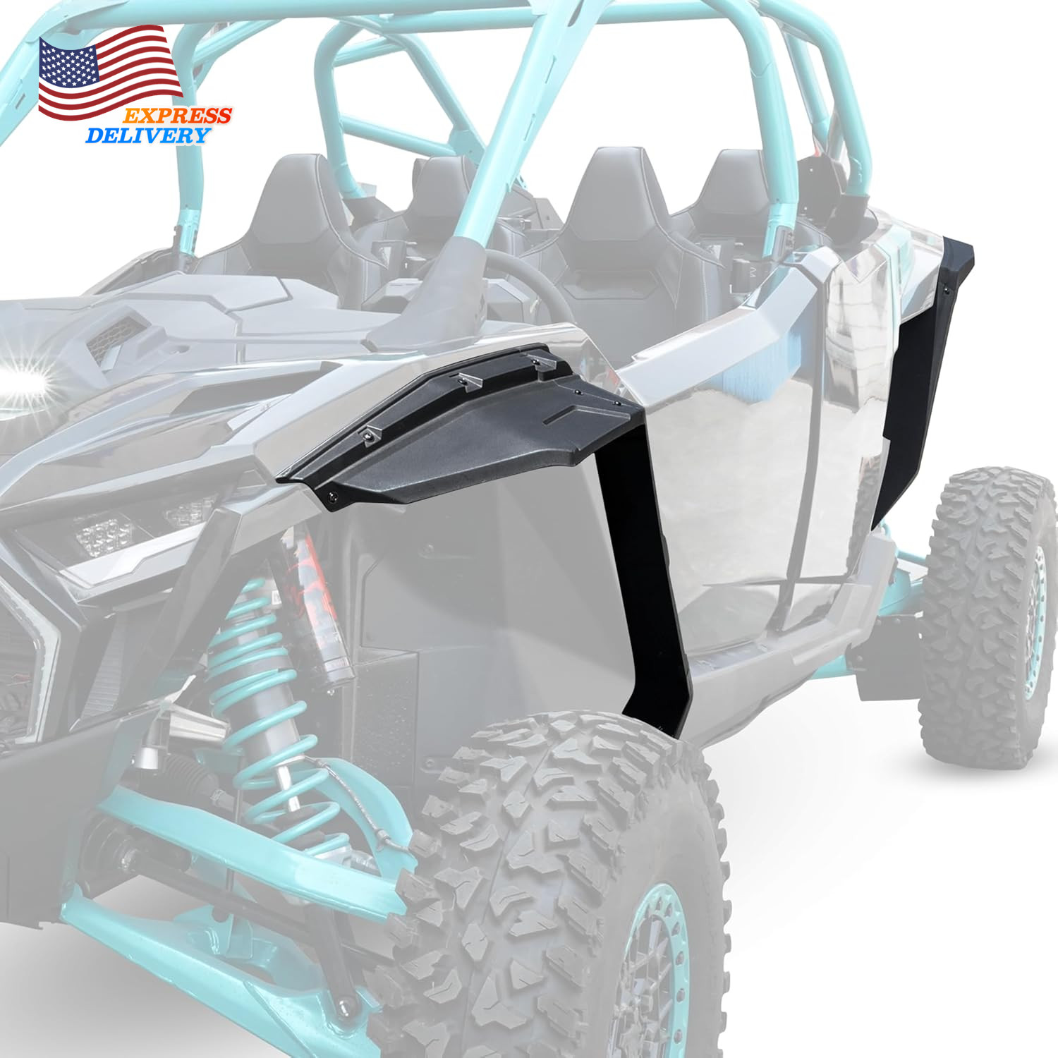 Fender Flares for Polaris RZR PRO XP XP4/R R4/S S4 2025+ Accessories, Front & Re Fender Flares for Polaris RZR PRO XP XP4/R R4/S S4 2025+ Accessories, Front & Re