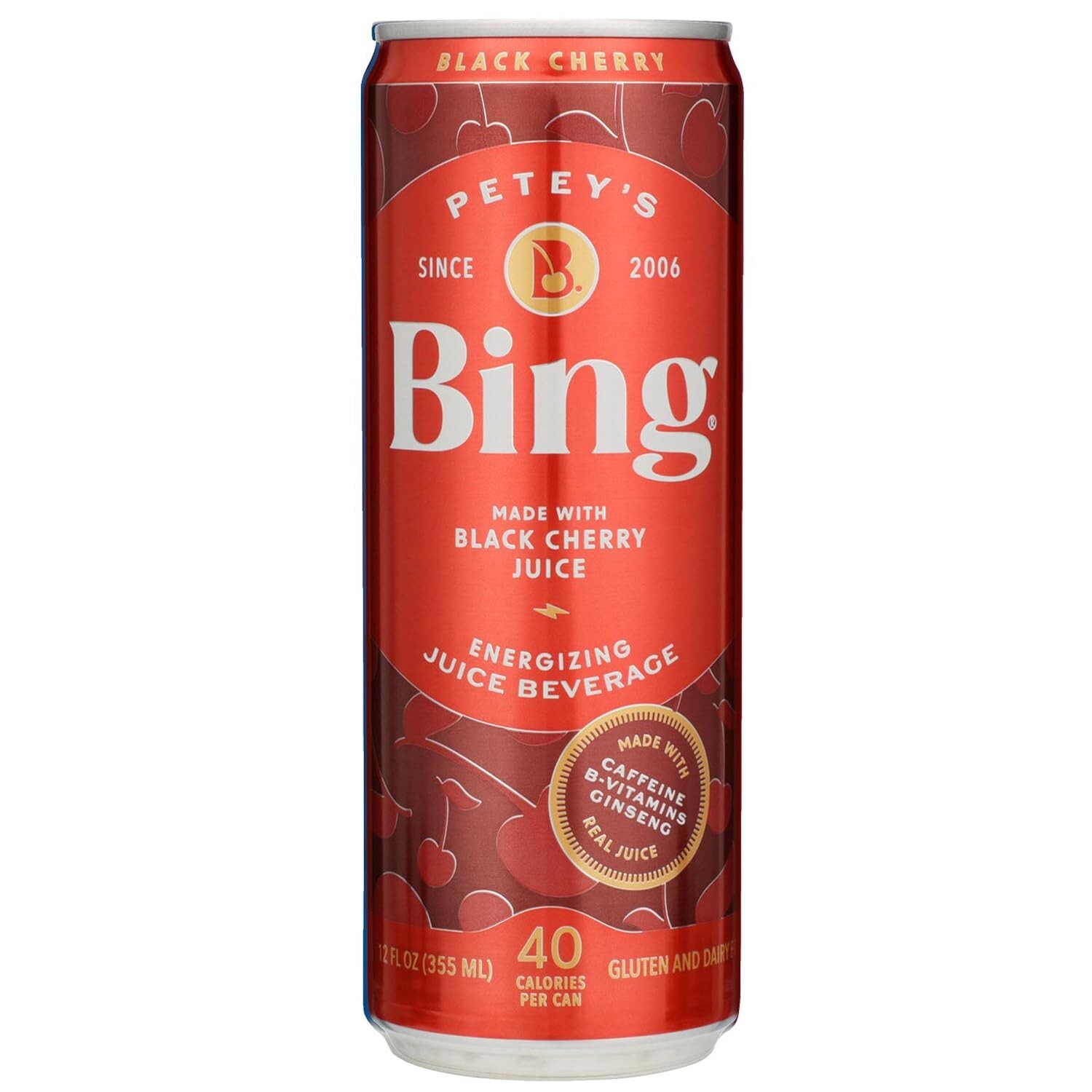 Petey\'s Bing Energy -  Choose a flavor or try a variety pack 12oz Pack of 16