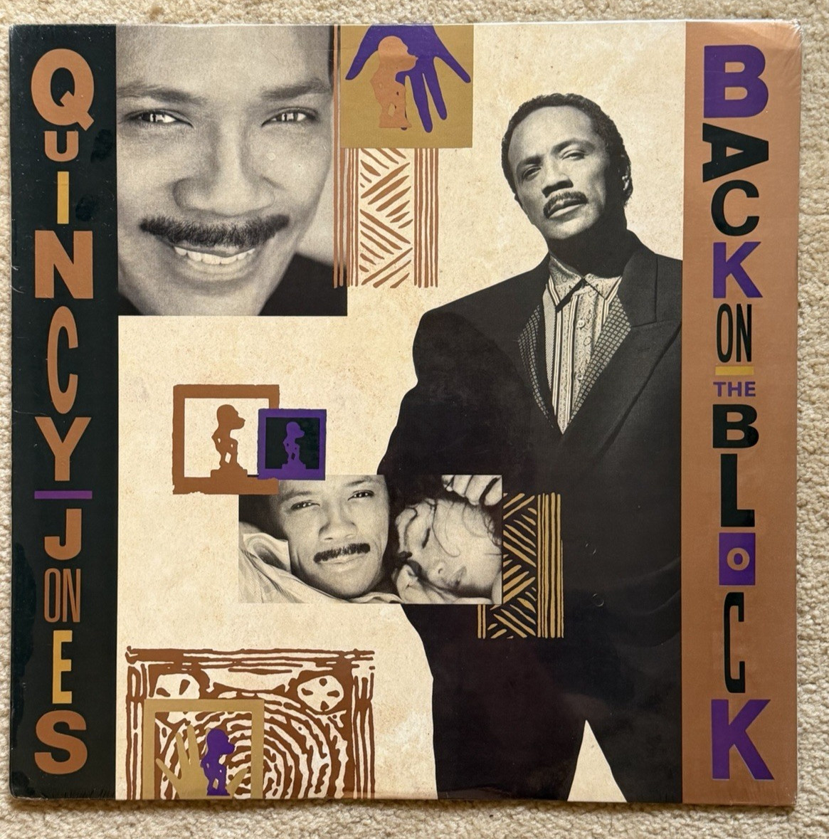 QUINCY JONES - Back on the Block (1989) Vinyl LP Record. FACTORY SEALED QUINCY JONES - Back on the Block (1989) Vinyl LP Record. FACTORY SEALED